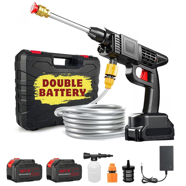 Rechargeable Wireless Car Wash Machine – Cordless High-Pressure Spray Gun