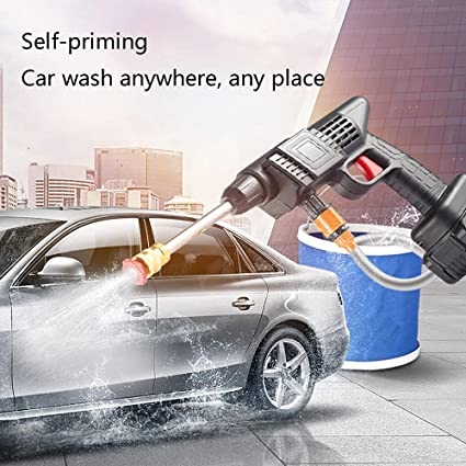 Rechargeable Wireless Car Wash Machine – Cordless High-Pressure Spray Gun