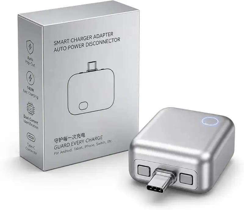 Smart Auto Power Cut Charger Protector - Full Charge Seperator