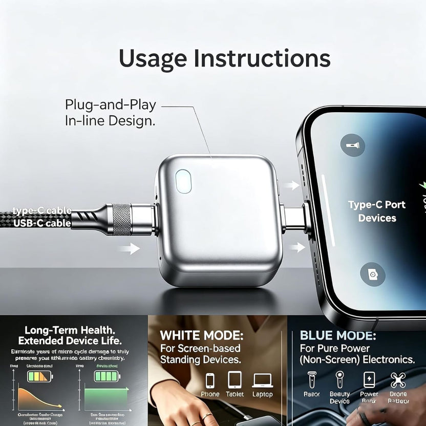 Smart Auto Power Cut Charger Protector - Full Charge Seperator