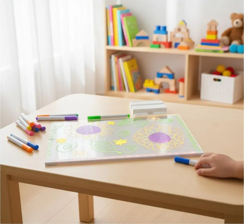 LED Acrylic Illuminated Magic Board With 7 Color ( Size 30*20cm)